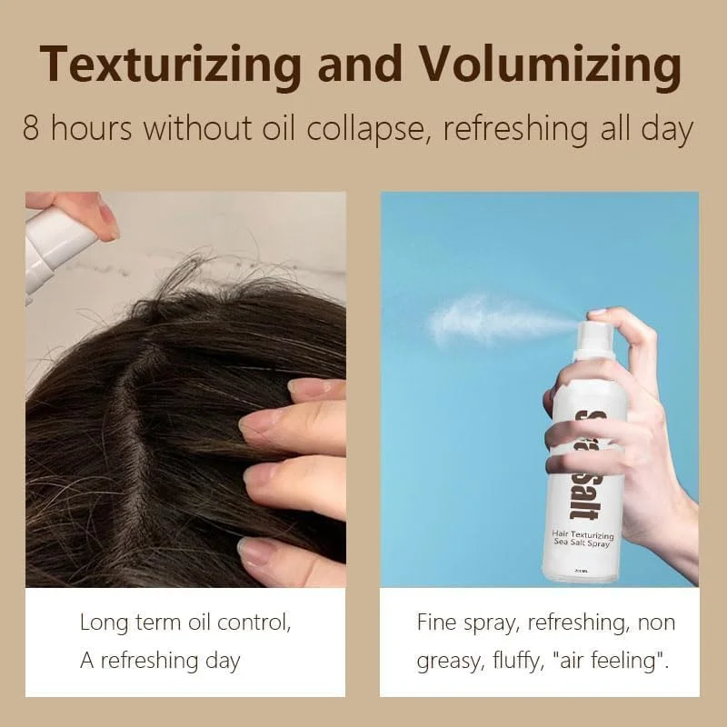 اسپری نمک دریا برای موهای حجیم، با رایحه آناناس و نارگیل، اسپری حجم دهنده نمک دریا برای آقایان و بانوان (2 عدد)