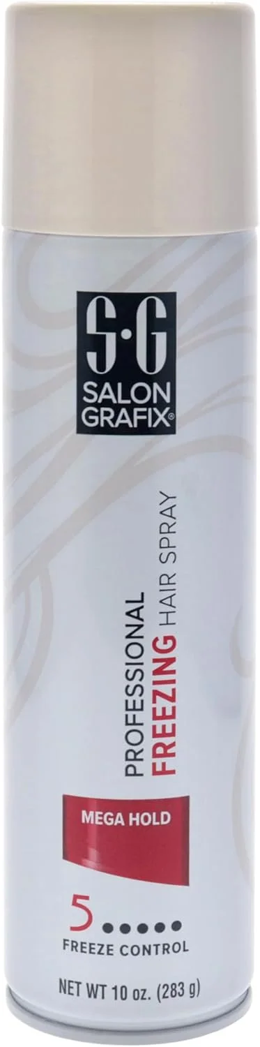 اسپری موی فریزینگ با خشک شدن سریع و نگهداری فوق العاده قوی Salon Grafix - اسپری مو با کیفیت سالنی برای مدل های چشمگیر و افزایش حجم مو