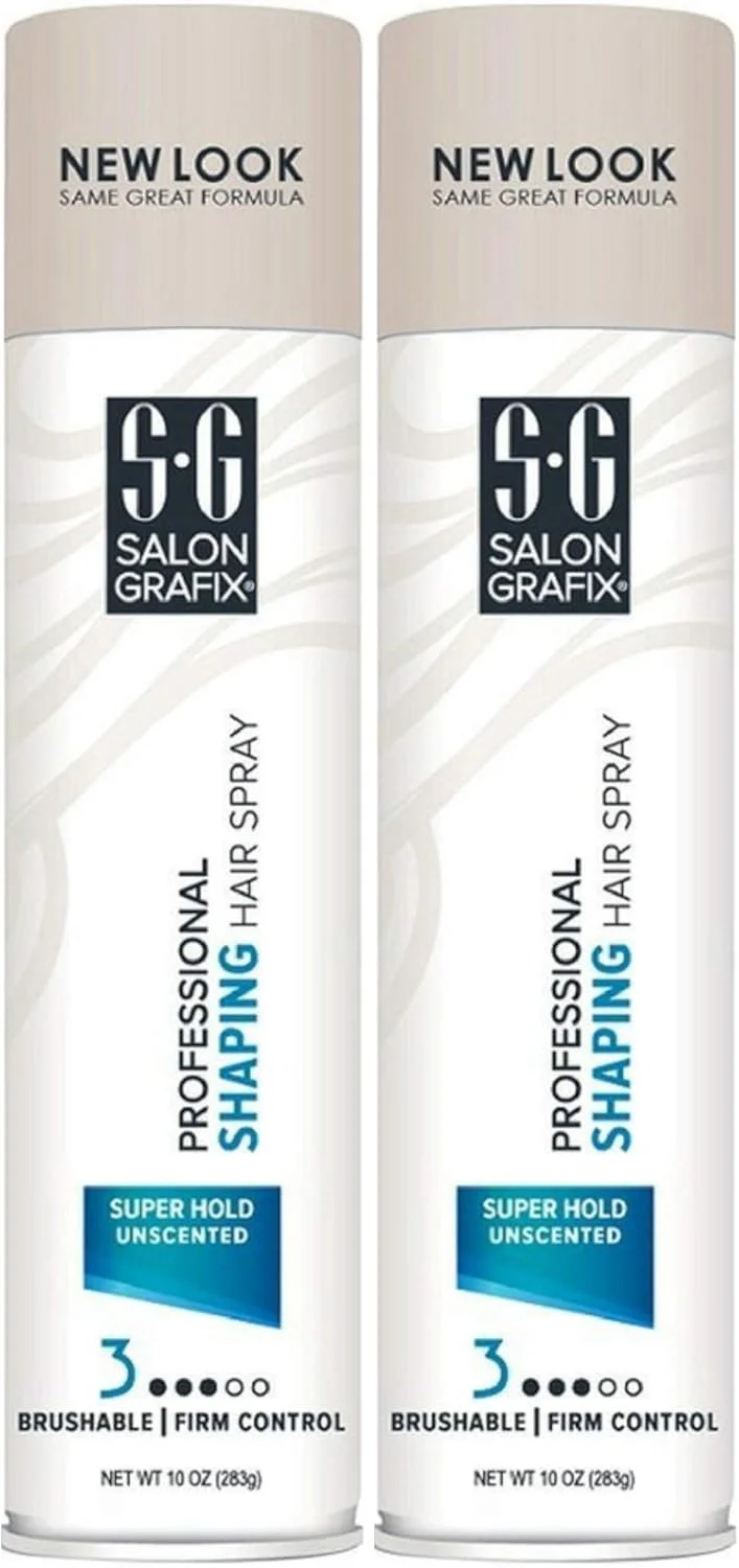 اسپری حالت دهنده مو سالن گرافیکس، فوق العاده قوی، بدون بو، 283 گرم (بسته 2 عددی)