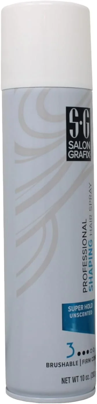 اسپری حالت دهنده مو بدون عطر Salon Grafix، 283 گرم (4 عدد)