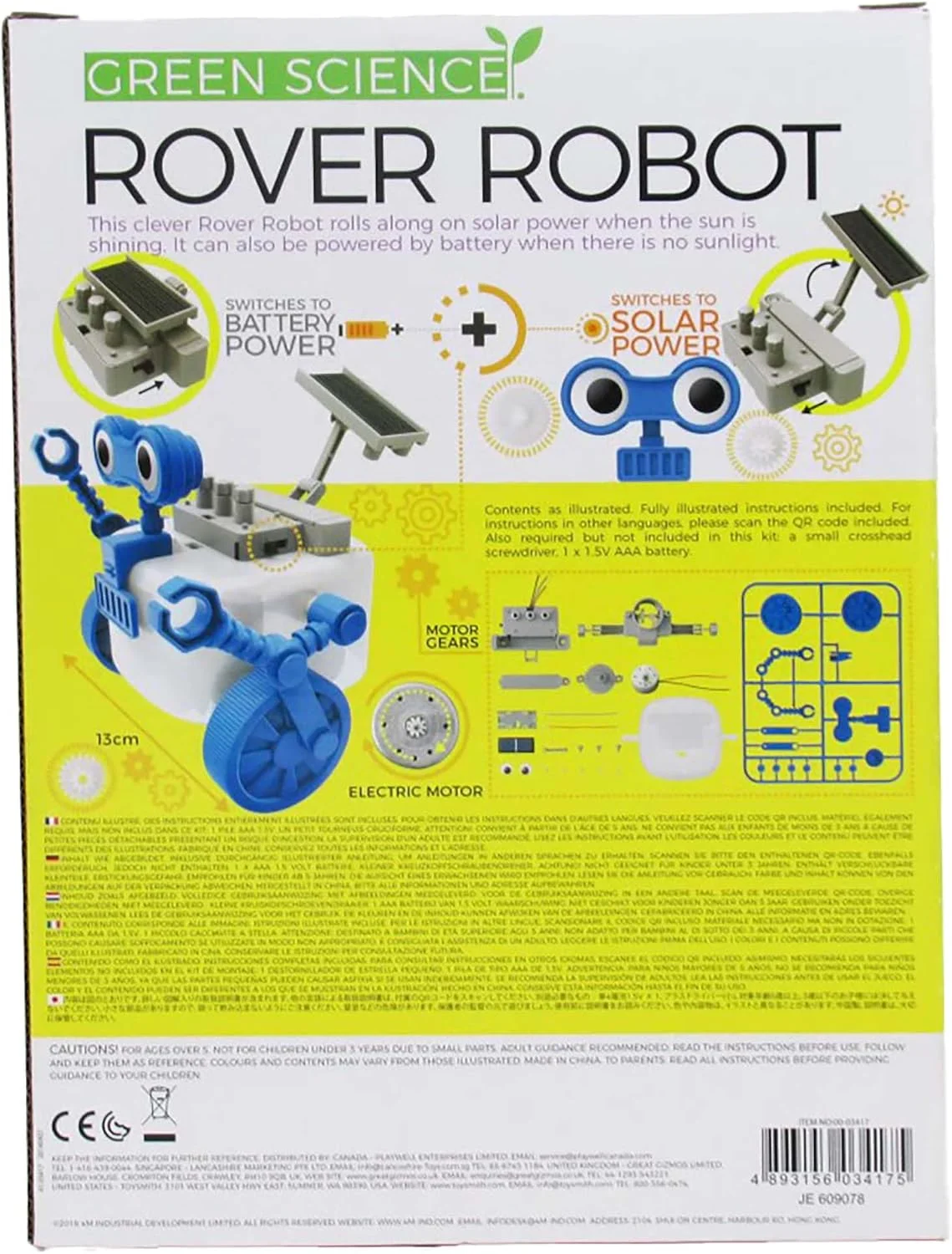 کیت ربات مریخ نورد علوم سبز 4M – ساخت و راه اندازی یک وسیله نقلیه مهندسی خورشیدی و باتری خور خودساز – اسباب بازی STEM برای کودکان 5 سال به بالا – مجموعه هدیه فعالیت علمی آموزشی هیبریدی کیت ربات مریخ نورد علوم سبز 4M – ساخت و راه اندازی یک وسیله نقلیه مهندسی خورشیدی و باتری خور خودساز – اسباب بازی STEM برای کودکان 5 سال به بالا – مجموعه هدیه فعالیت علمی آموزشی هیبریدی