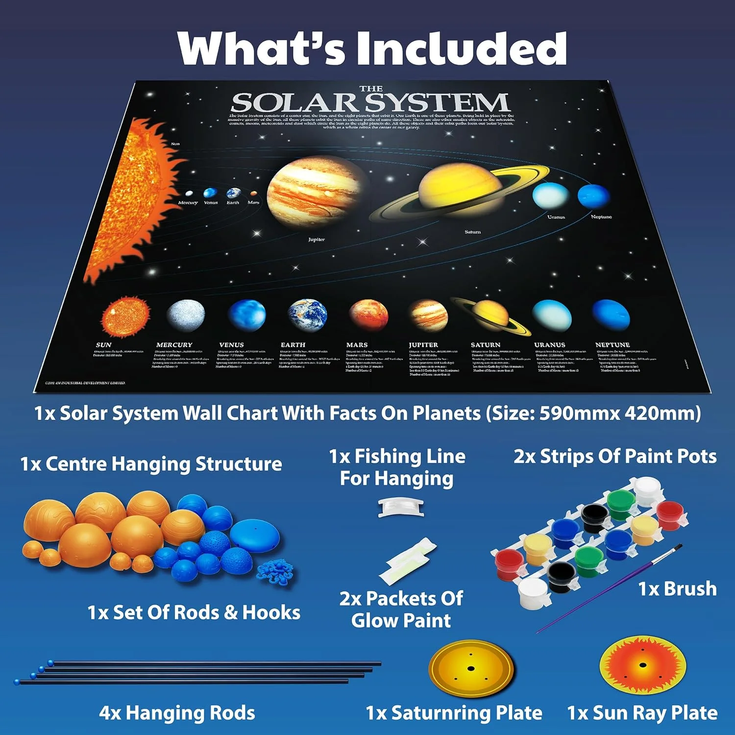 مجموعه ساخت منظومه شمسی سه بعدی شب تاب 4M مدل 4M-00-05520؛ اسباب بازی های آموزشی علمی سرگرم کننده مجموعه ساخت منظومه شمسی سه بعدی شب تاب 4M مدل 4M-00-05520؛ اسباب بازی های آموزشی علمی سرگرم کننده