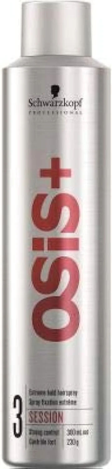 اسپری مو شوارتسکف، OSIS+ Session، حالت دهنده قوی، 300 میلی لیتر، اسپری مو بدون بو
