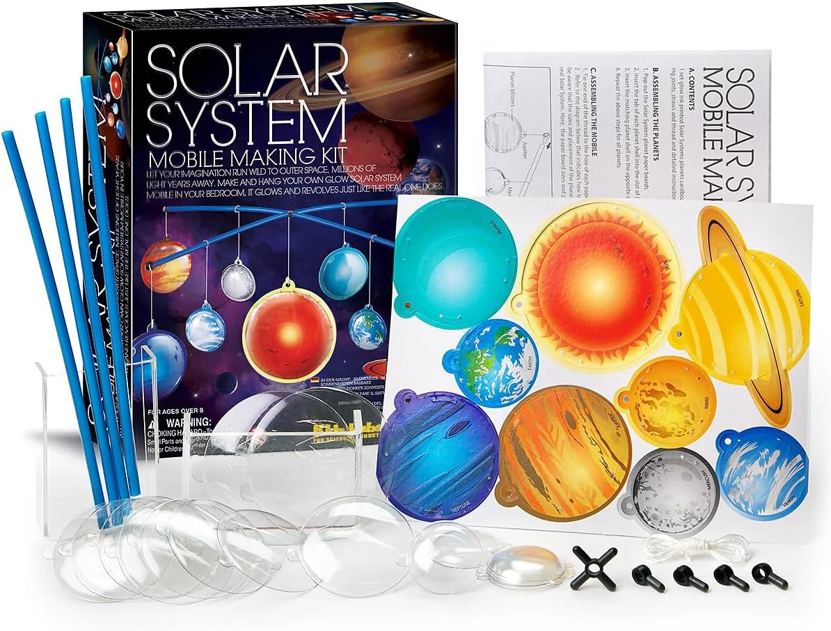 کیت ساخت منظومه شمسی 4M - مدل سیارهای شبتاب DIY برای کودکان 8 سال به بالا - اسباببازی آموزشی STEM برای یادگیری نجوم و خلاقیت کیت ساخت منظومه شمسی 4M - مدل سیارهای شبتاب DIY برای کودکان 8 سال به بالا - اسباببازی آموزشی STEM برای یادگیری نجوم و خلاقیت