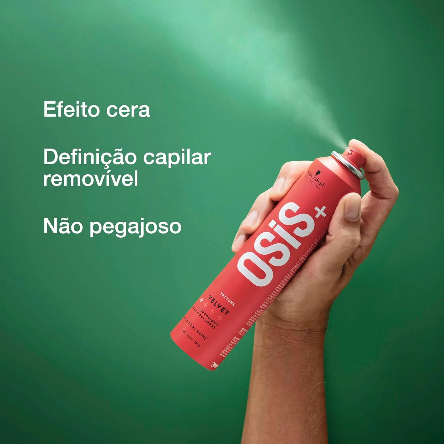 اسپری حالت دهنده موی سبک Schwarzkopf Professional OSiS+ Velvet