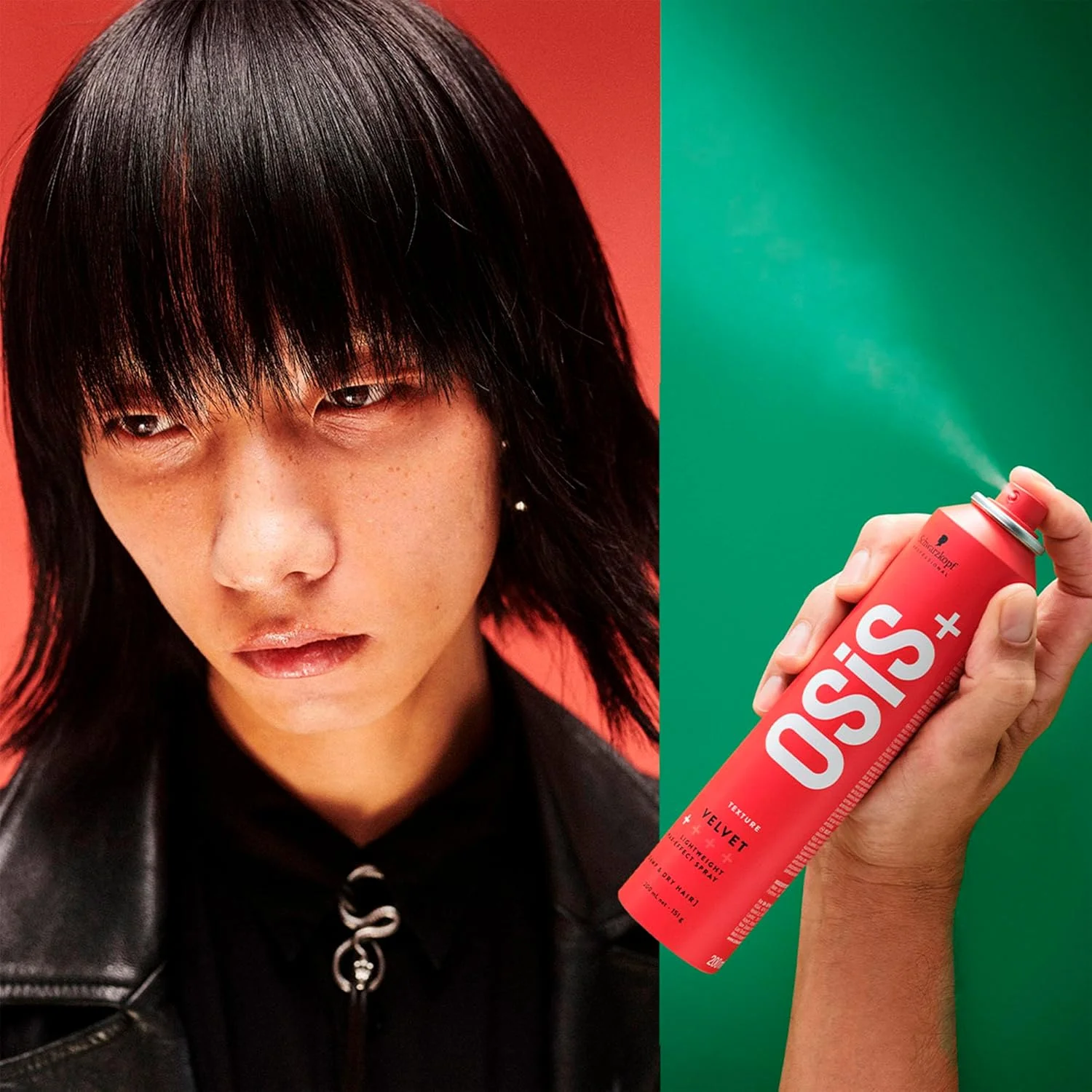 اسپری حالت دهنده موی سبک Schwarzkopf Professional OSiS+ Velvet