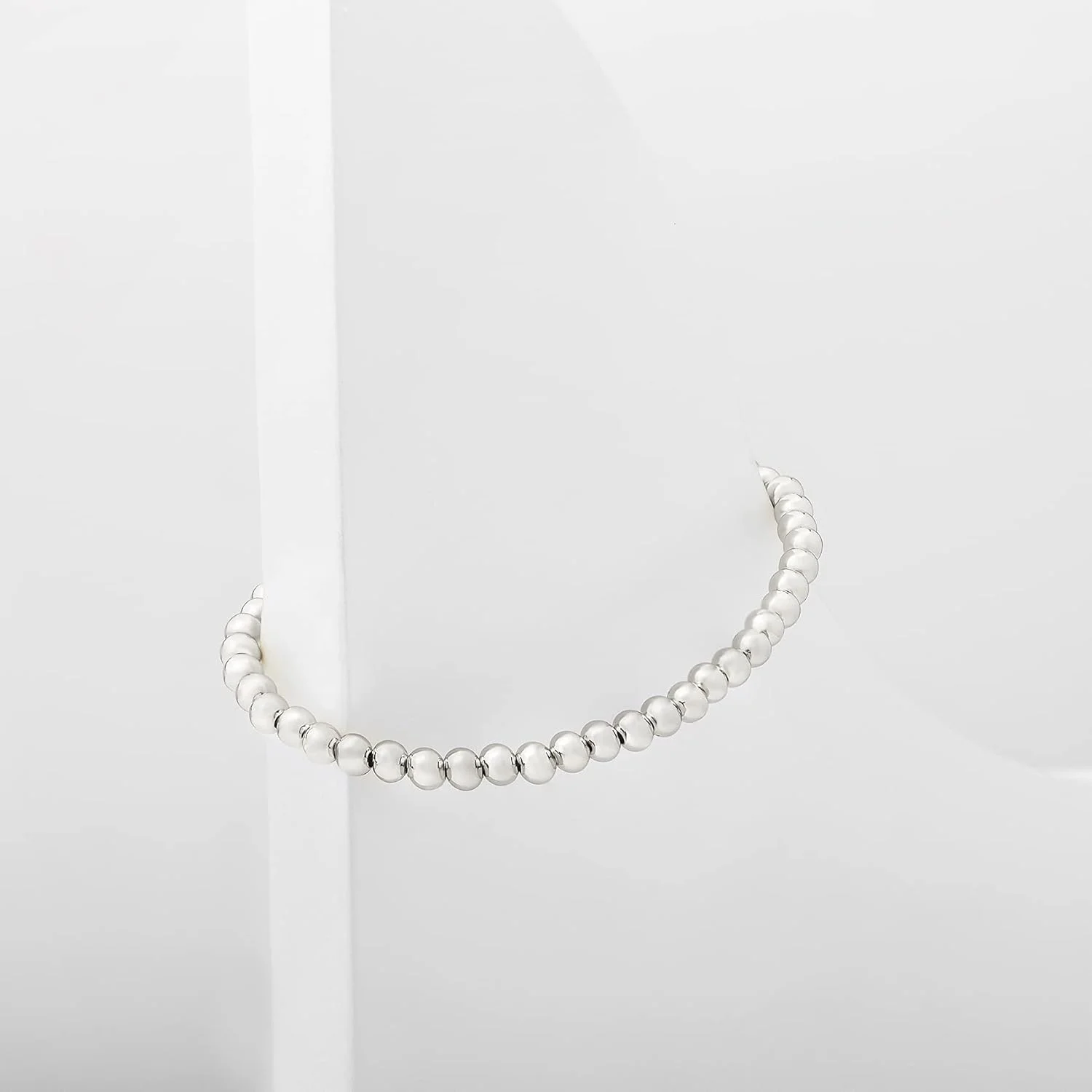 دستبند زنجیری با روکش طلای 14 عیار پاوی، طرح مهره‌ای کوبایی با زیرکونیا مکعبی و زنجیر بی‌نهایت، مناسب بانوان | دستبند زنجیری قابل تنظیم