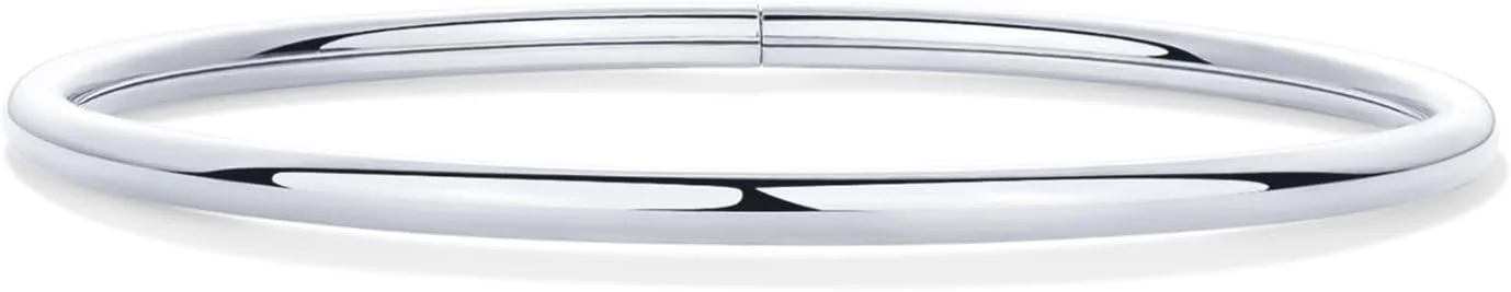 دستبند النگویی روکش طلای 14 عیار PAVOI برای زنان | دستبند استیل ضد زنگ سبک وزن کلاسیک | تک و 2 عددی