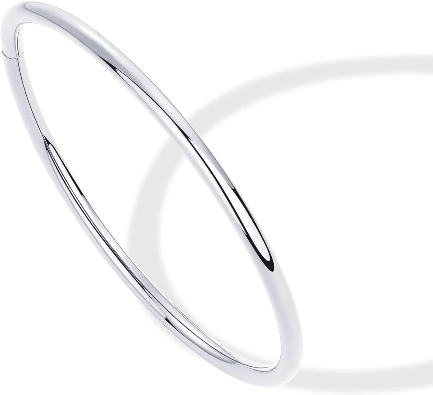 دستبند النگویی روکش طلای 14 عیار PAVOI برای زنان | دستبند استیل ضد زنگ سبک وزن کلاسیک | تک و 2 عددی