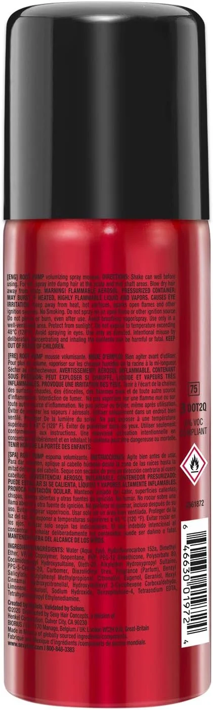 موس حجم دهنده مو Big Root Pump سایز مسافرتی، 47 میلی لیتر