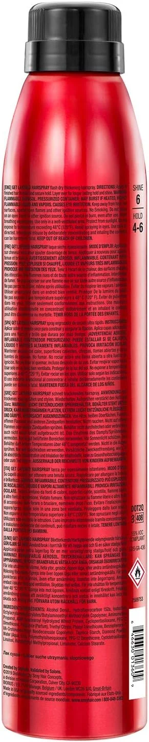 اسپری حجم دهنده و ضخیم کننده مو سکسی هیر بیگ گت لیرد - مناسب برای آقایان و بانوان - 236 میلی لیتر