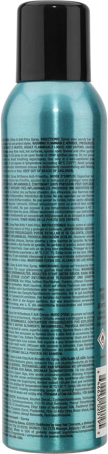 اسپری موی سالم، صاف و درخشان، ضد وز، 177 میلی لیتر | صاف کننده کوتیکول مو | افزایش درخشندگی و کاهش وز | مناسب برای انواع مو