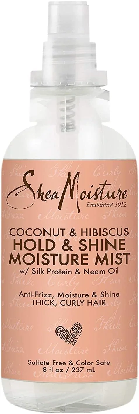 اسپری مرطوب کننده و حالت دهنده مو نارگیل و گل بامیه شی مویسچر، 237 میلی لیتر