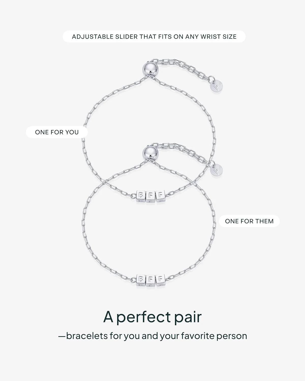 دستبندهای دوستی روکش طلای 14 عیار PAVOI برای زنان | ست دستبند بهترین دوستان طلایی | بسته دستبند BFF ILYSM دستبندهای دوستی روکش طلای 14 عیار PAVOI برای زنان | ست دستبند بهترین دوستان طلایی | بسته دستبند BFF ILYSM