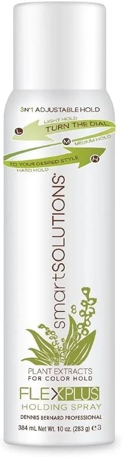 اسپری نگهدارنده انعطاف پذیر Smart Solutions Plus، 283 گرم | غیر چسبنده | بدون پوسته | خشک شدن سریع | 3 در 1