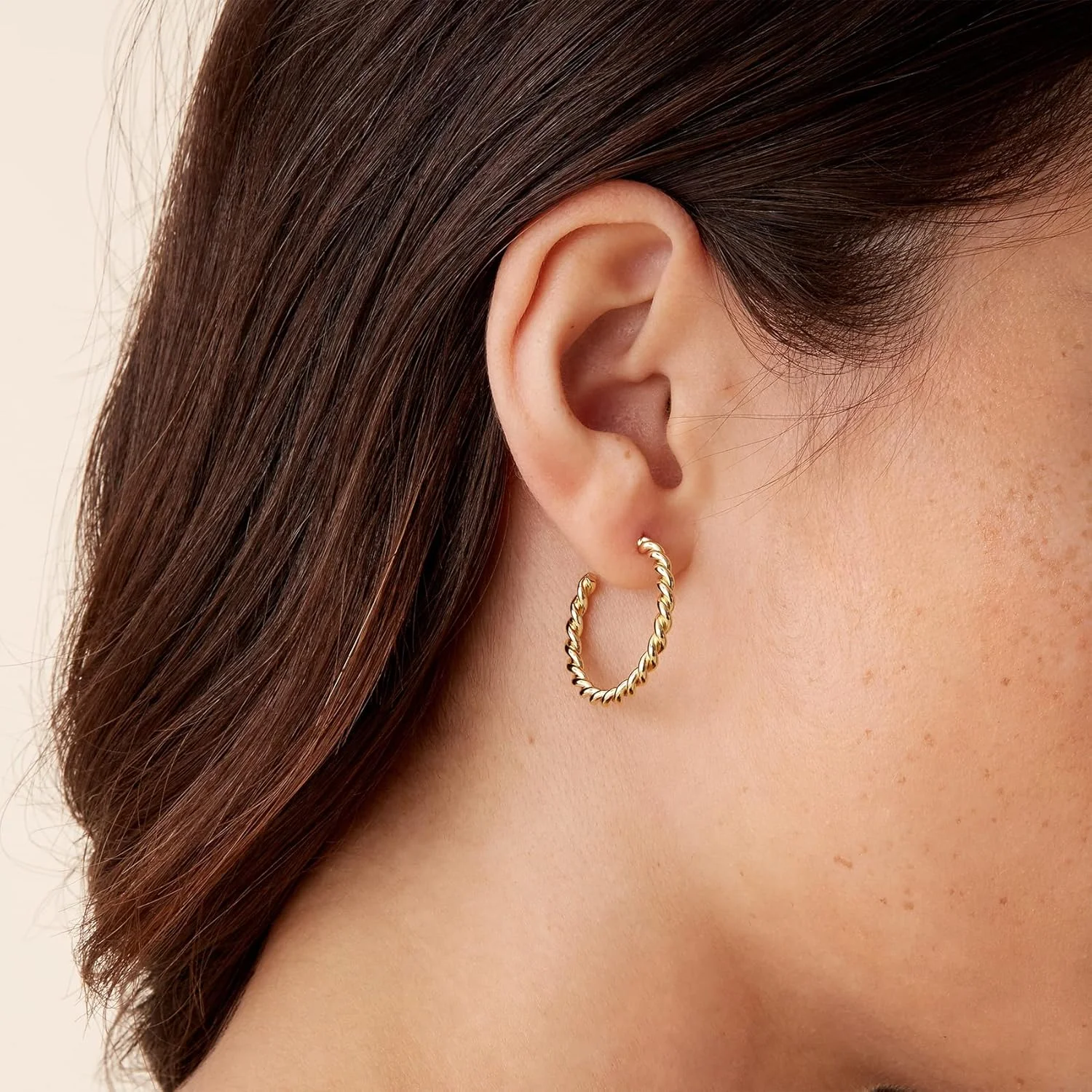 گوشواره های حلقه ای 2.5 میلی متری مدل 20A-E13