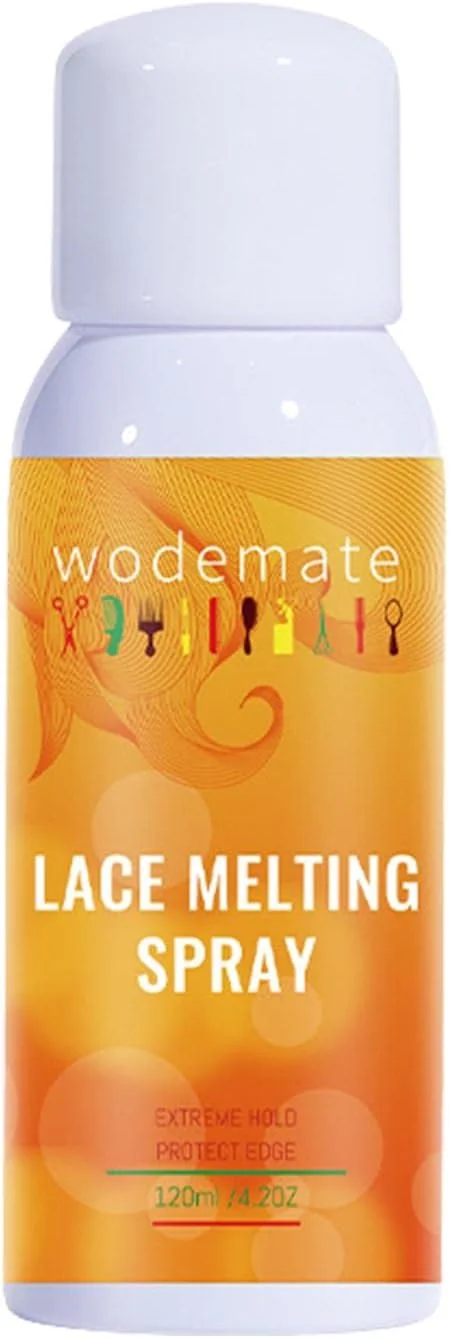 اسپری رنگ توری 5 عددی، اسپری چسب موی توری | اسپری رنگ توری 120 میلی لیتری برای کلاه گیس، موس رنگ توری، اسپری ذوب توری ماندگار برای کلاه گیس، اسپری مو