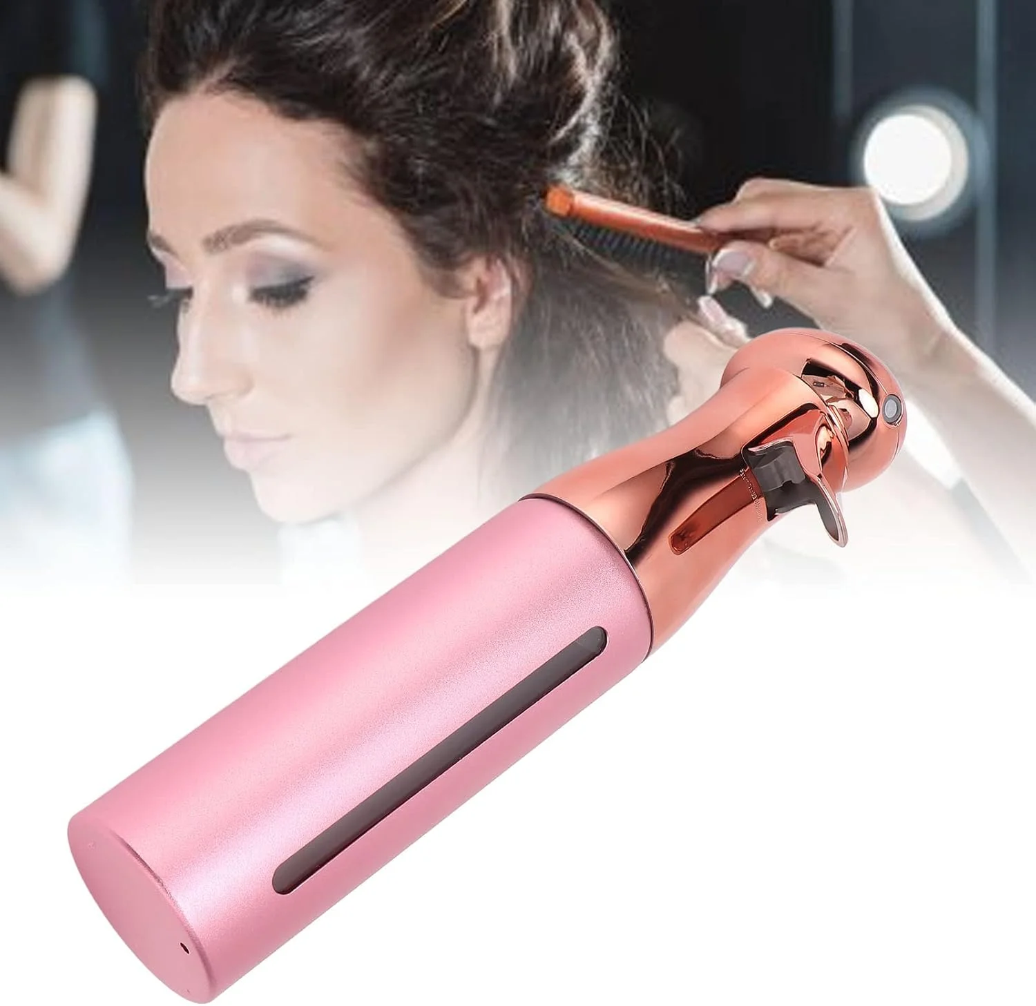 بطری اسپری، بطری اسپری کوچک، بطری اسپری خالی و قابل پر کردن مجدد برای آرایش مو، باغبانی، 300 میلی لیتر، صورتی