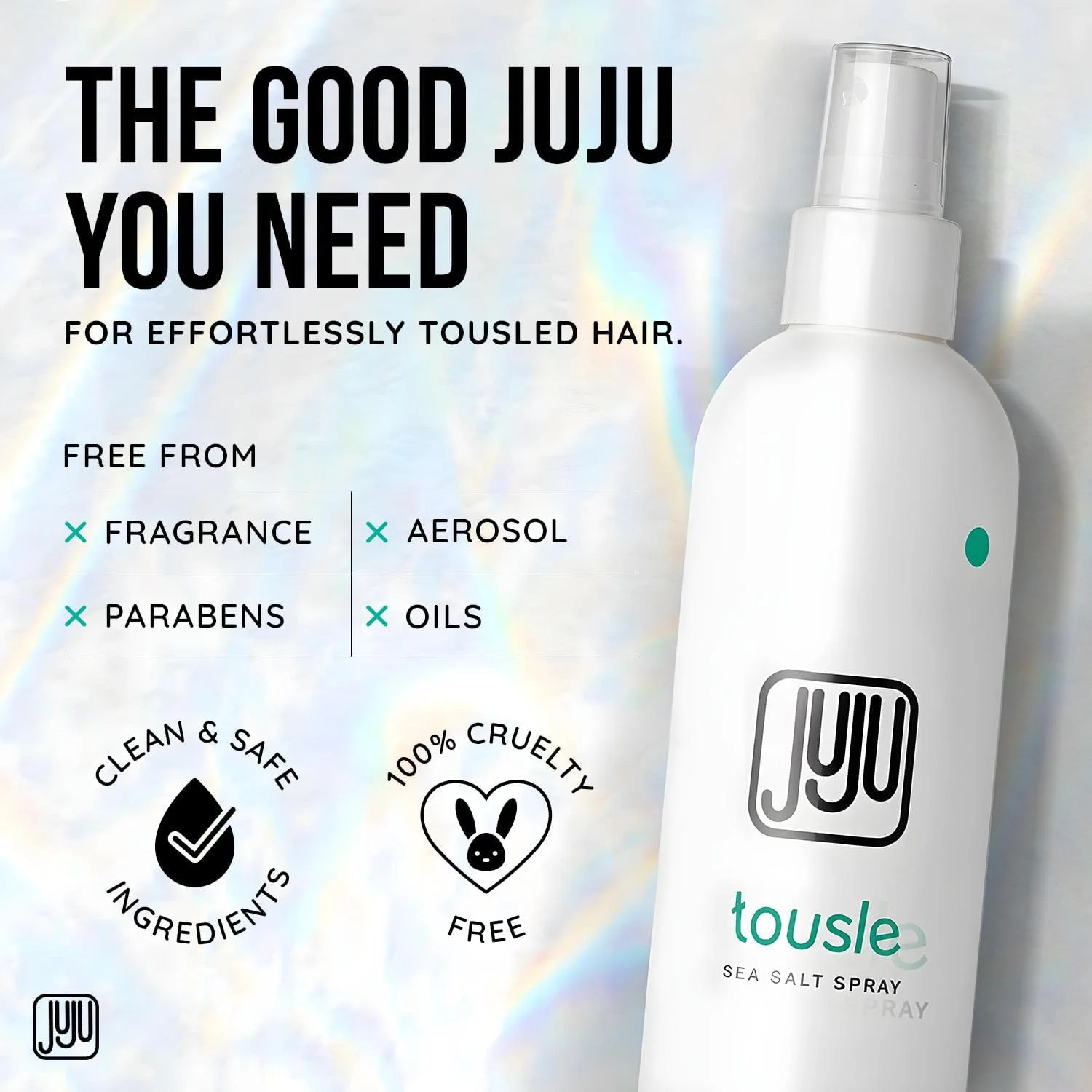 اسپری نمک دریایی توسل، 236 میلی لیتر، تولید شده در کالیفرنیا (فرمول جدید و پاکیزه) - اسپری موی نمک دریایی طبیعی، بافت دهنده مو برای خانم ها، اسپری بافت بدون عطر، بافت دهنده موی موج دار برای آقایان