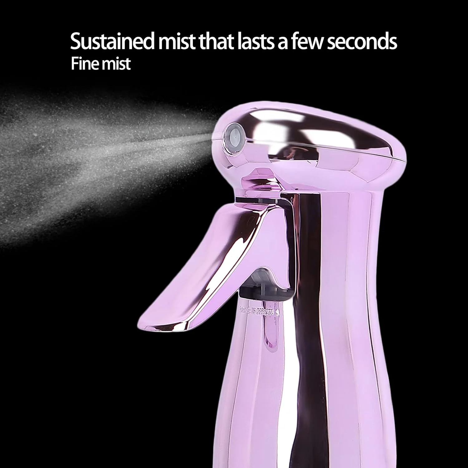 بطری اسپری خالی، بطری اسپری مو 300 میلی لیتری با افشانه بسیار ظریف، بطری اسپری آب پیوسته برای آرایش مو، تمیز کردن، گیاهان، مه پاشی (بنفش)