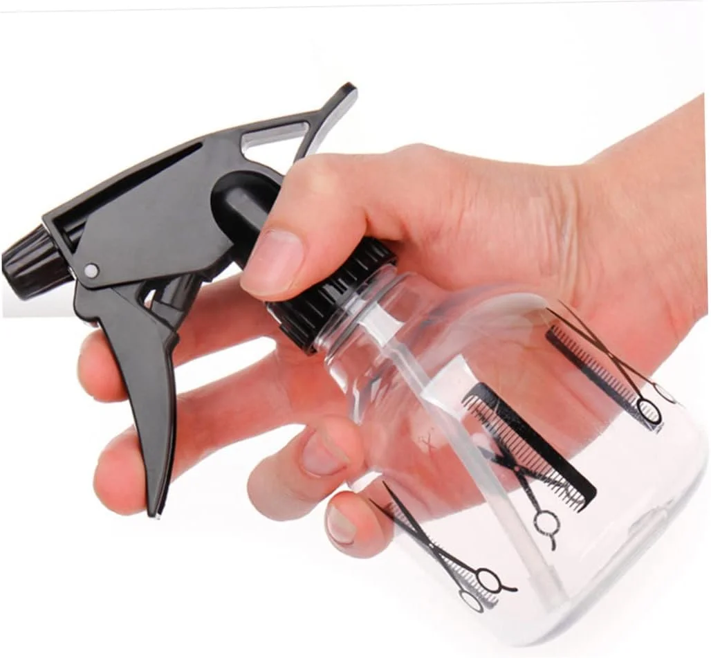 بطری اسپری، بطری اسپری آب پلاستیکی آرایشگری سالن، بطری خالی 250 میلی لیتری با مه پاش ریز برای حالت دادن به مو، 1 عدد