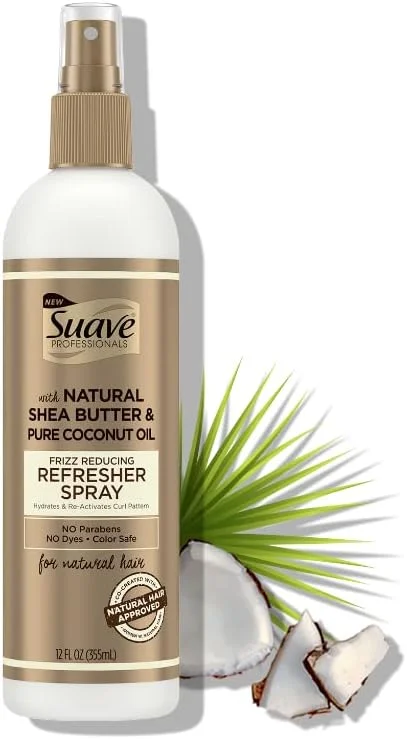 اسپری طراوت بخش و کاهش دهنده وز مو سواو، حاوی شی باتر طبیعی و روغن نارگیل