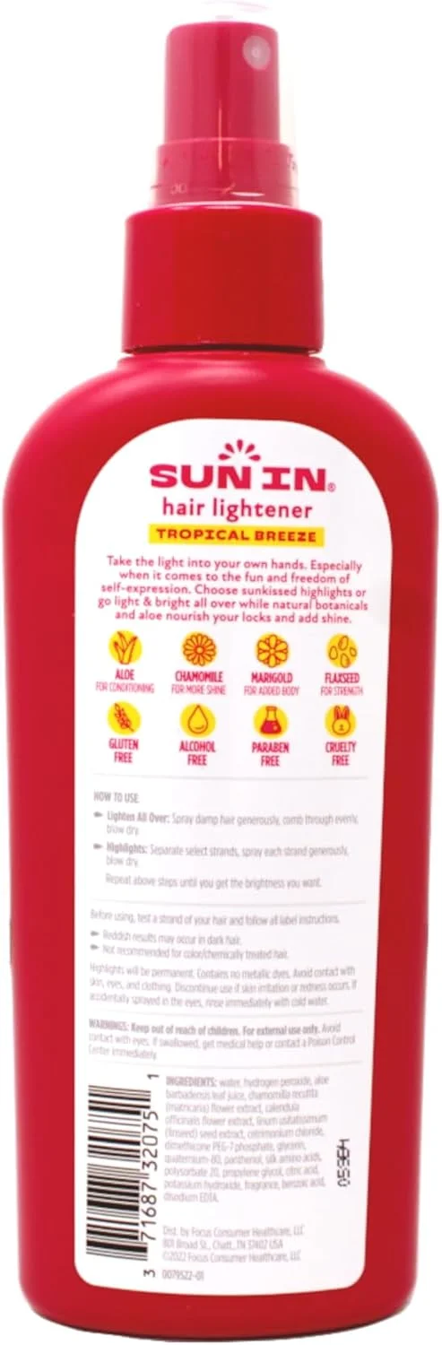 اسپری روشن کننده مو سان این با رایحه نسیم استوایی، 133 میلی لیتر (بسته 2 عددی)