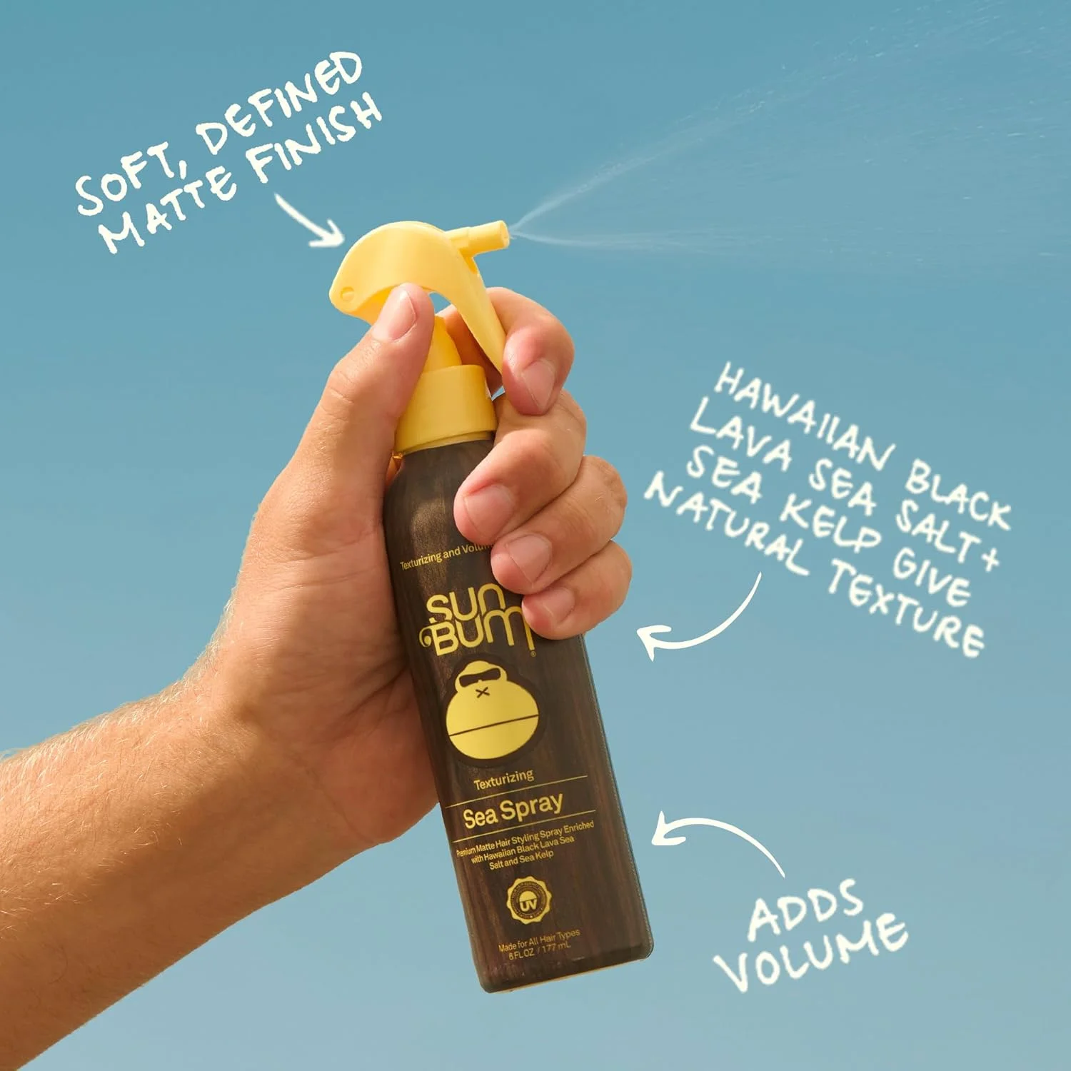 اسپری بافت دهنده مو سان بام، 177 میلی لیتر، 80-41025