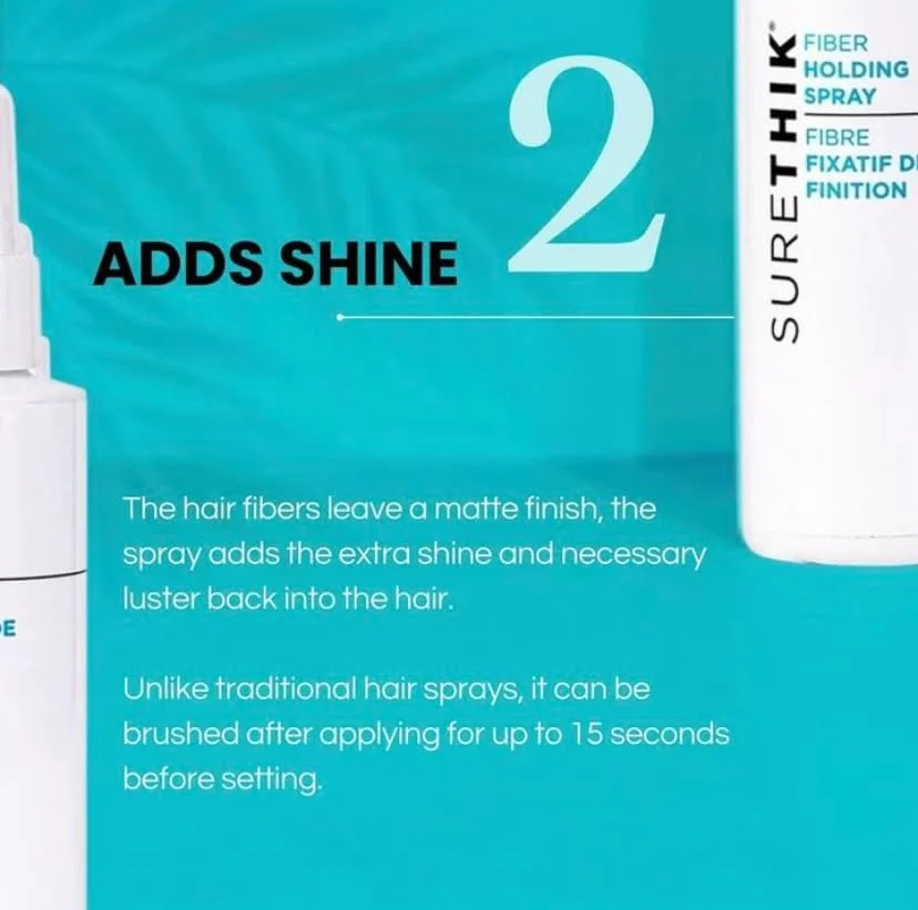 اسپری نگهدارنده فیبر مو SureThik، سبک، بدون الکل، 100 میلی لیتر