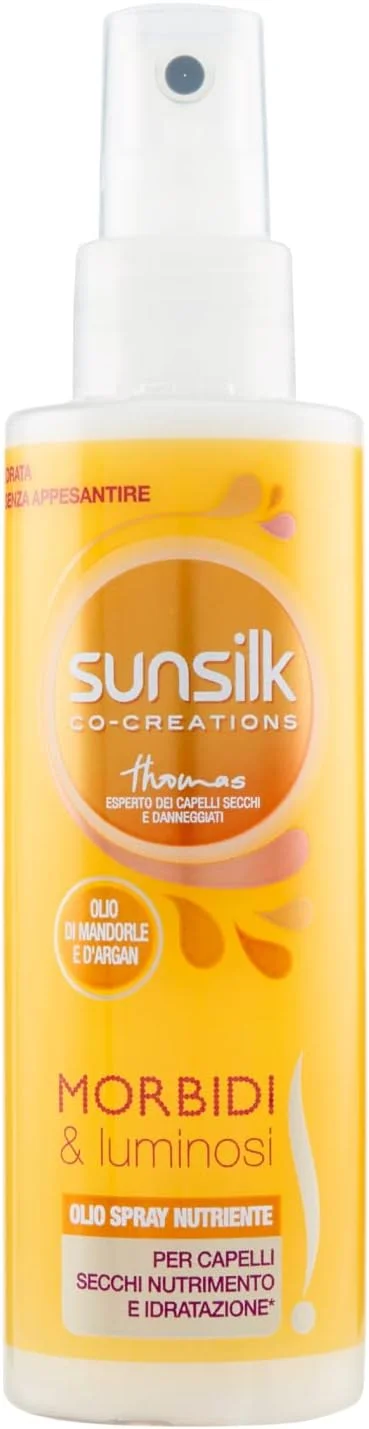 اسپری روغن مغذی نرم و درخشان سانسیلک آکوااسپری با روغن بادام و آرگان مراکشی، مقابله و مرطوب کننده موهای خشک، برای موهای قوی، 6 عدد 150 میلی لیتر