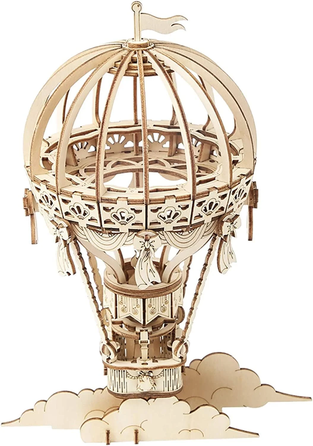 مدل پازل چوبی سه بعدی هواپیما الیاسمین، پازل چوبی برش لیزری، اسباب بازی فکری و آموزشی مدل ساختنی STEM برای کودکان و بزرگسالان (بالون هوای گرم) مدل پازل چوبی سه بعدی هواپیما الیاسمین، پازل چوبی برش لیزری، اسباب بازی فکری و آموزشی مدل ساختنی STEM برای کودکان و بزرگسالان (بالون هوای گرم)