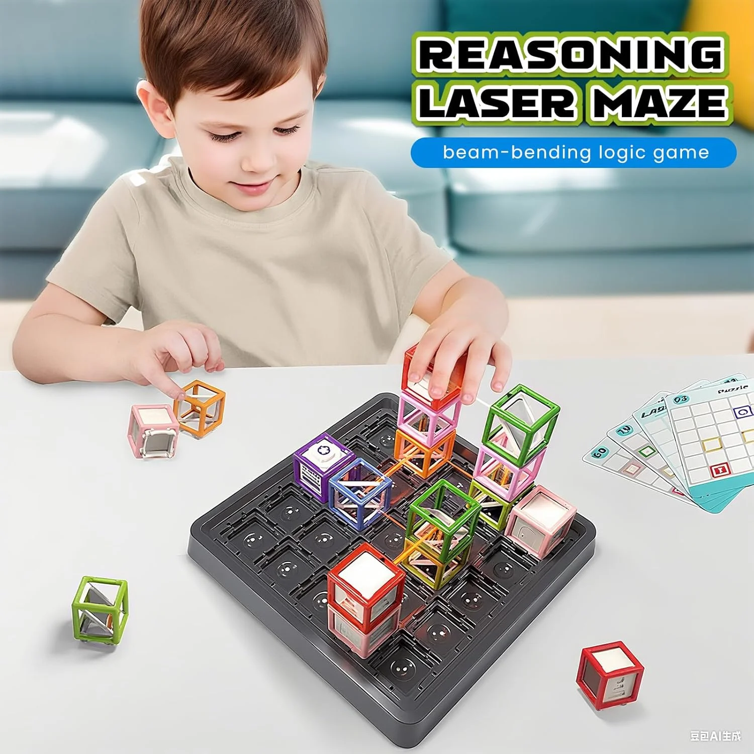 بازی فکری لیزری AM ANNA، اسباب بازی STEM نهایی برای پسران 8 تا 12 سال، بازی منطقی با بیش از 60 چالش، تقویت برنامه ریزی فضایی و اکتشاف علمی، هدیه تولد عالی برای پسران 8 تا 12 ساله بازی فکری لیزری AM ANNA، اسباب بازی STEM نهایی برای پسران 8 تا 12 سال، بازی منطقی با بیش از 60 چالش، تقویت برنامه ریزی فضایی و اکتشاف علمی، هدیه تولد عالی برای پسران 8 تا 12 ساله