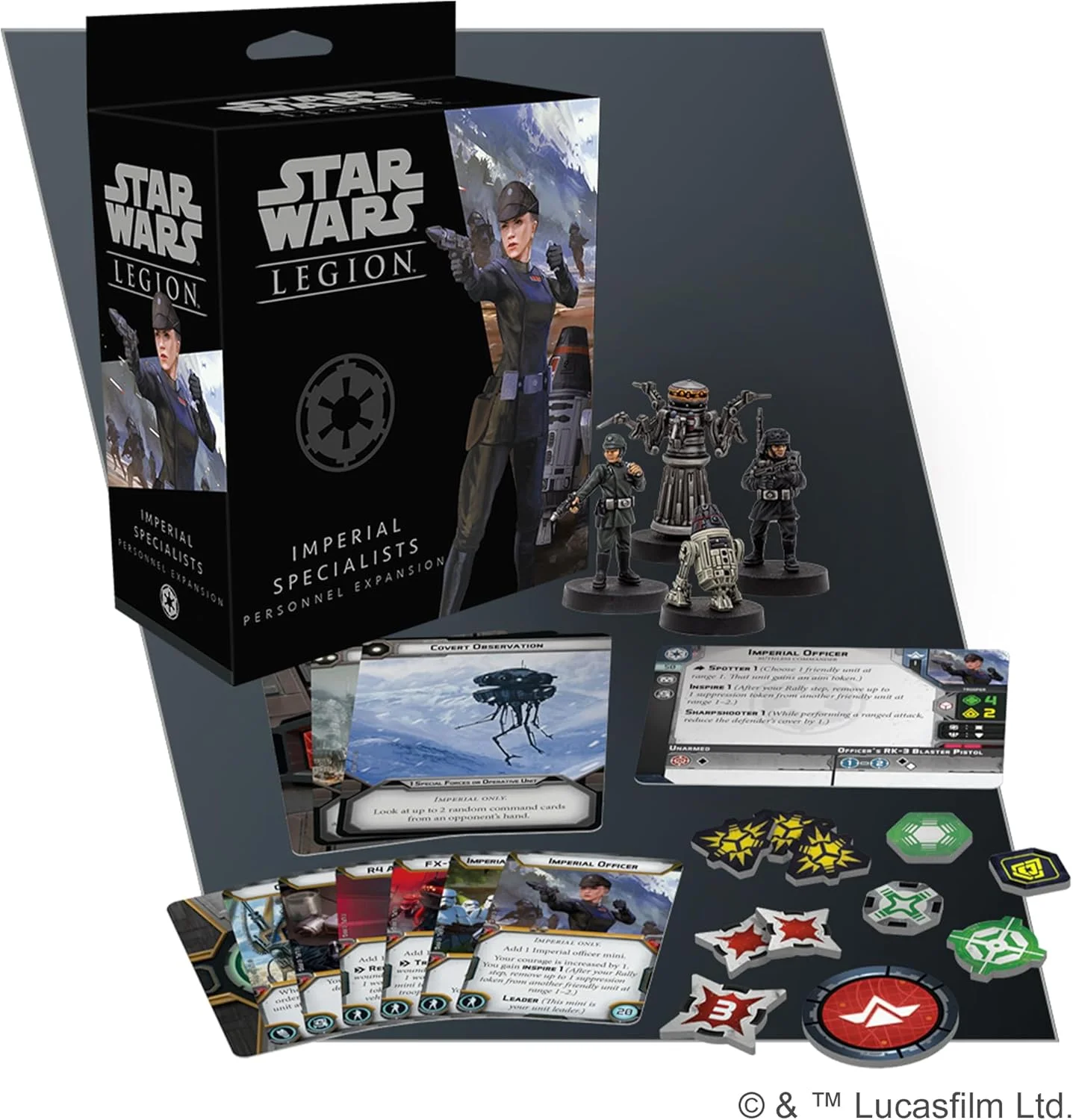 گسترش پرسنل متخصصان امپراتوری بازی های جرم اتمی جنگ ستارگان: لژیون - بازی مینیاتوری رومیزی، بازی استراتژی برای کودکان و بزرگسالان، 14 سال به بالا، 2 بازیکن، 3 ساعت زمان بازی، ساخت گسترش پرسنل متخصصان امپراتوری بازی های جرم اتمی جنگ ستارگان: لژیون - بازی مینیاتوری رومیزی، بازی استراتژی برای کودکان و بزرگسالان، 14 سال به بالا، 2 بازیکن، 3 ساعت زمان بازی، ساخت