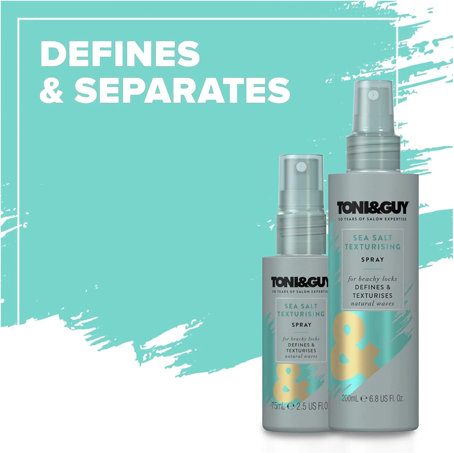 اسپری بافت دهنده نمک دریایی تونی اند گای، اسپری مو که امواج طبیعی را مشخص و بافت دار می کند، اسپری نمک دریایی عالی برای ظاهری ساحلی و بی دردسر، مناسب برای همه، 200 میلی لیتر