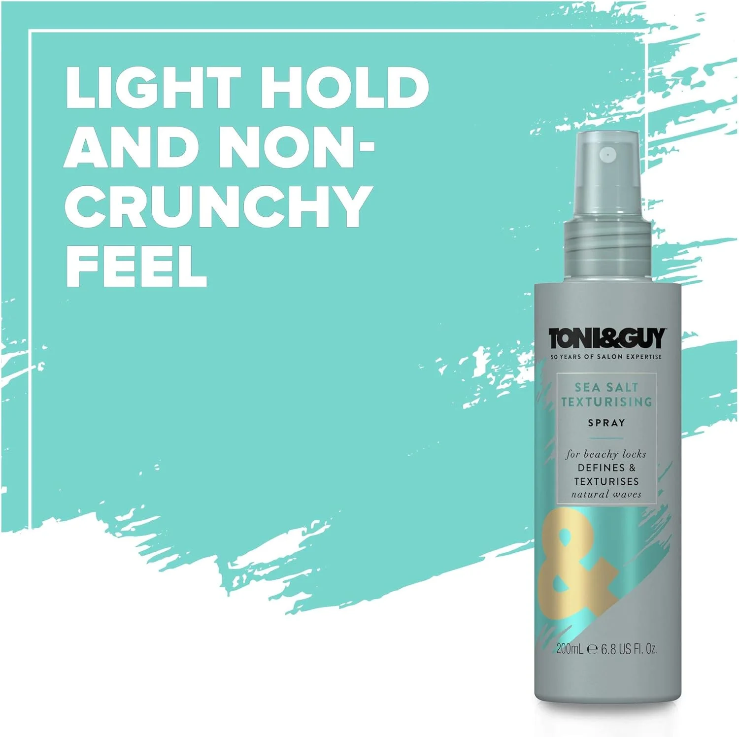 اسپری بافت دهنده نمک دریایی تونی اند گای، اسپری مو که امواج طبیعی را مشخص و بافت دار می کند، اسپری نمک دریایی عالی برای ظاهری ساحلی و بی دردسر، مناسب برای همه، 200 میلی لیتر