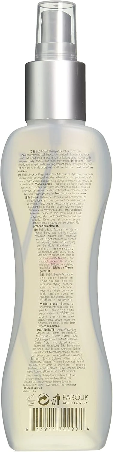اسپری حالت دهنده مو با بافت ساحلی Silk Therapy بایوسیلک - ۱۶۷ میلی لیتر