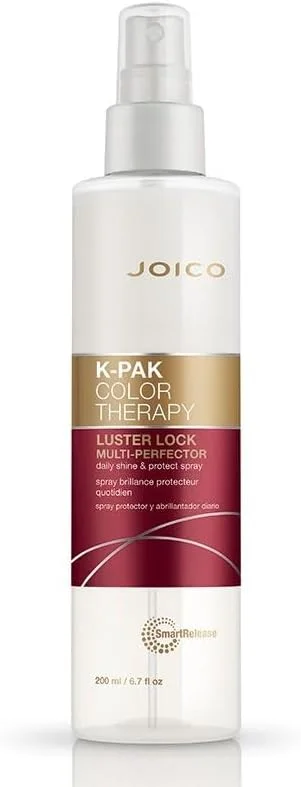 اسپری محافظ و درخشان کننده موهای رنگ شده K-PAK Color Therapy Luster Lock | باز کننده فوری گره مو | کنترل وز مو | افزایش درخشندگی | حاوی روغن آرگان | 200 میل