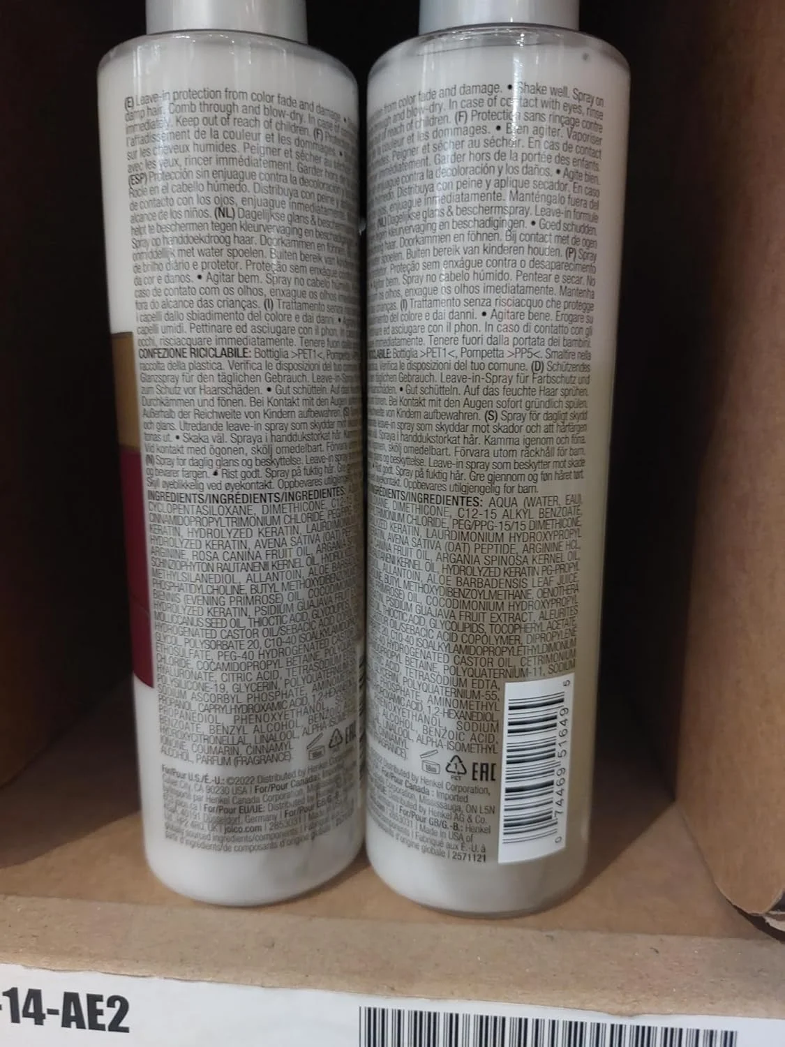 اسپری محافظ و درخشان کننده موهای رنگ شده K-PAK Color Therapy Luster Lock | باز کننده فوری گره مو | کنترل وز مو | افزایش درخشندگی | حاوی روغن آرگان | 200 میل