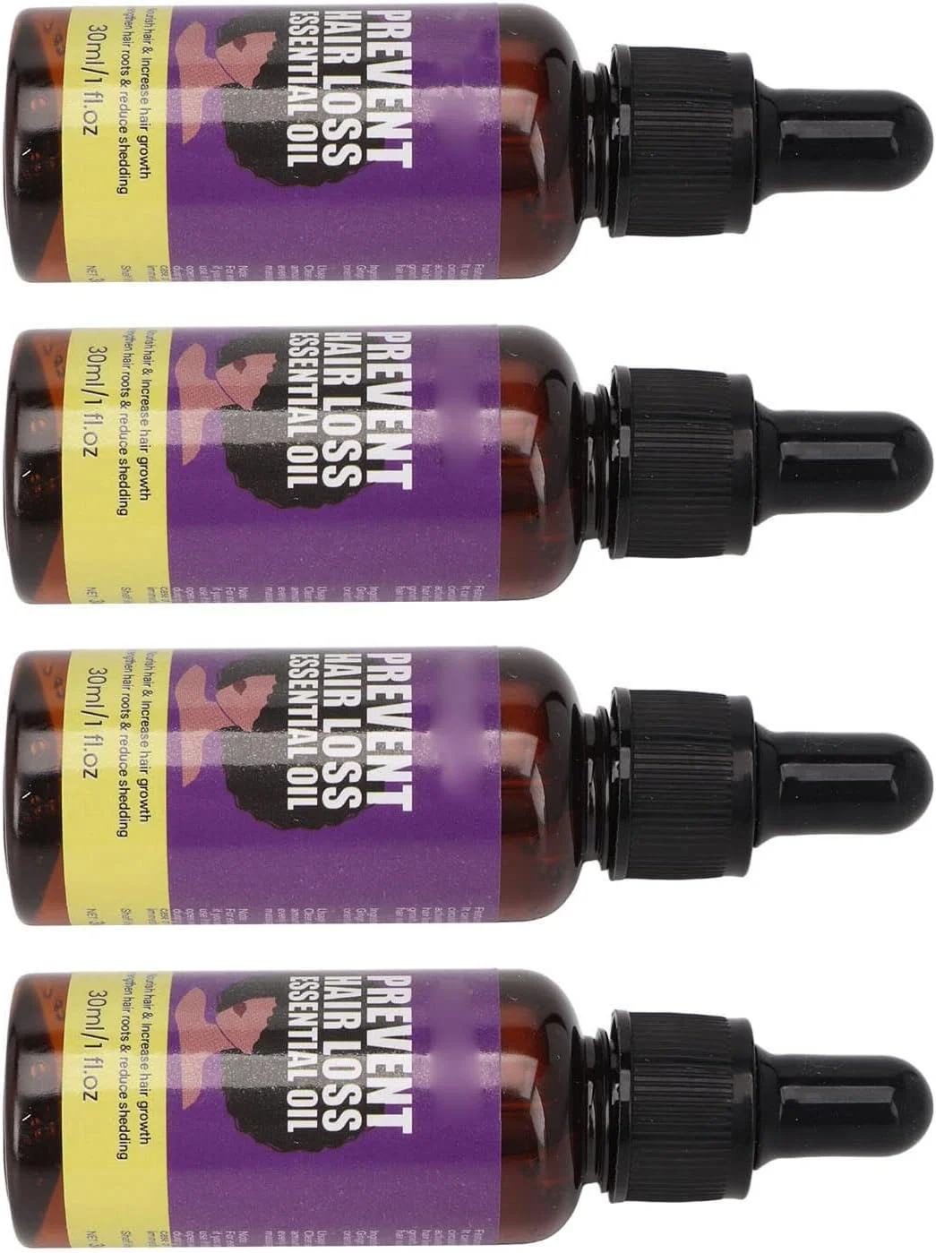 اسپری مراقبت از مو، بسته 4 عددی 30 میلی لیتری، ضخیم کننده و نرم کننده مو، متعادل کننده چربی پوست سر و افزایش حجم مو