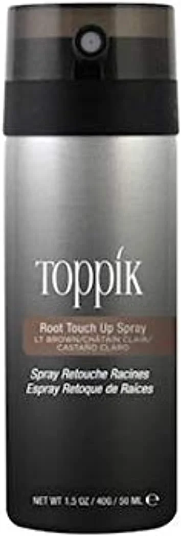 اسپری پوشاننده ریشه مو تاپیک، قهوه ای روشن اسپری پوشاننده ریشه مو تاپیک، قهوه ای روشن