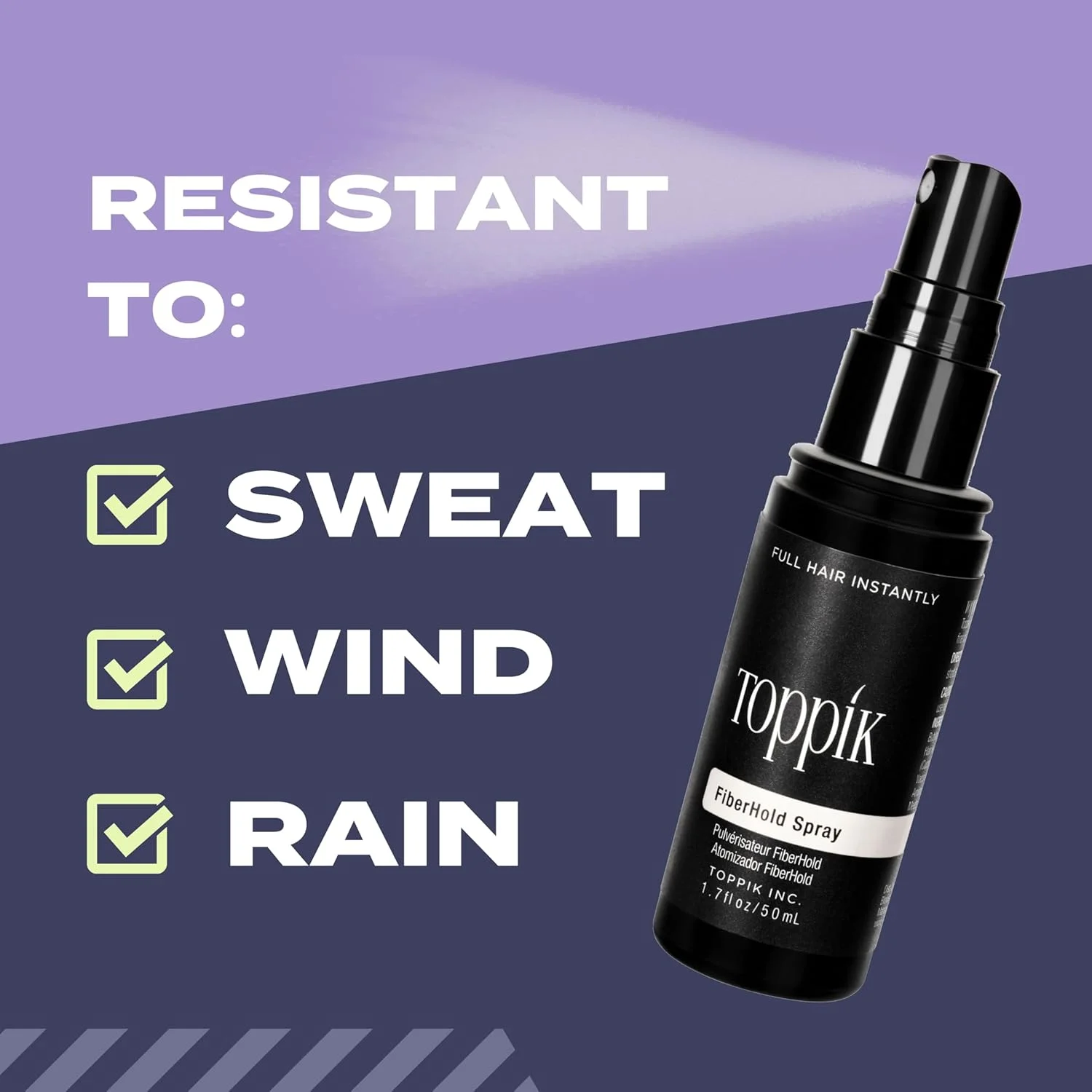 اسپری نگهدارنده فیبر تاپیک، پیوند مغناطیسی بین فیبرهای سازنده مو و تارهای مو را تقویت می کند، برای داشتن موهایی پرپشت تر و ضخیم تر با ظاهری طبیعی برای آقایان و بانوان، 118 میلی لیتر اسپری نگهدارنده فیبر تاپیک، پیوند مغناطیسی بین فیبرهای سازنده مو و تارهای مو را تقویت می کند، برای داشتن موهایی پرپشت تر و ضخیم تر با ظاهری طبیعی برای آقایان و بانوان، 118 میلی لیتر