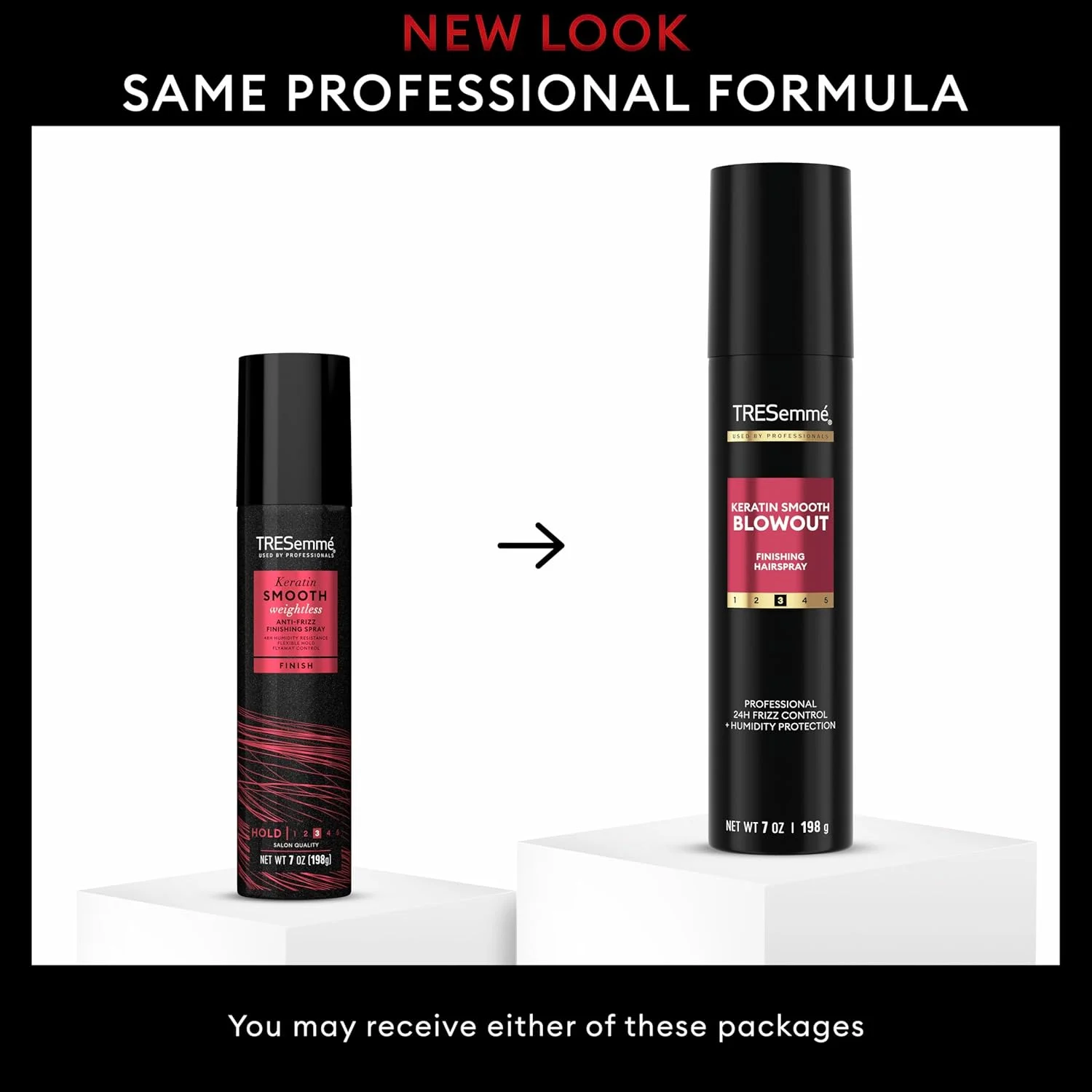 اسپری حالت دهنده مو TRESemmé ضد وز، حاوی کراتین، برای تثبیت انعطاف پذیر و سبک، 207 میلی لیتر