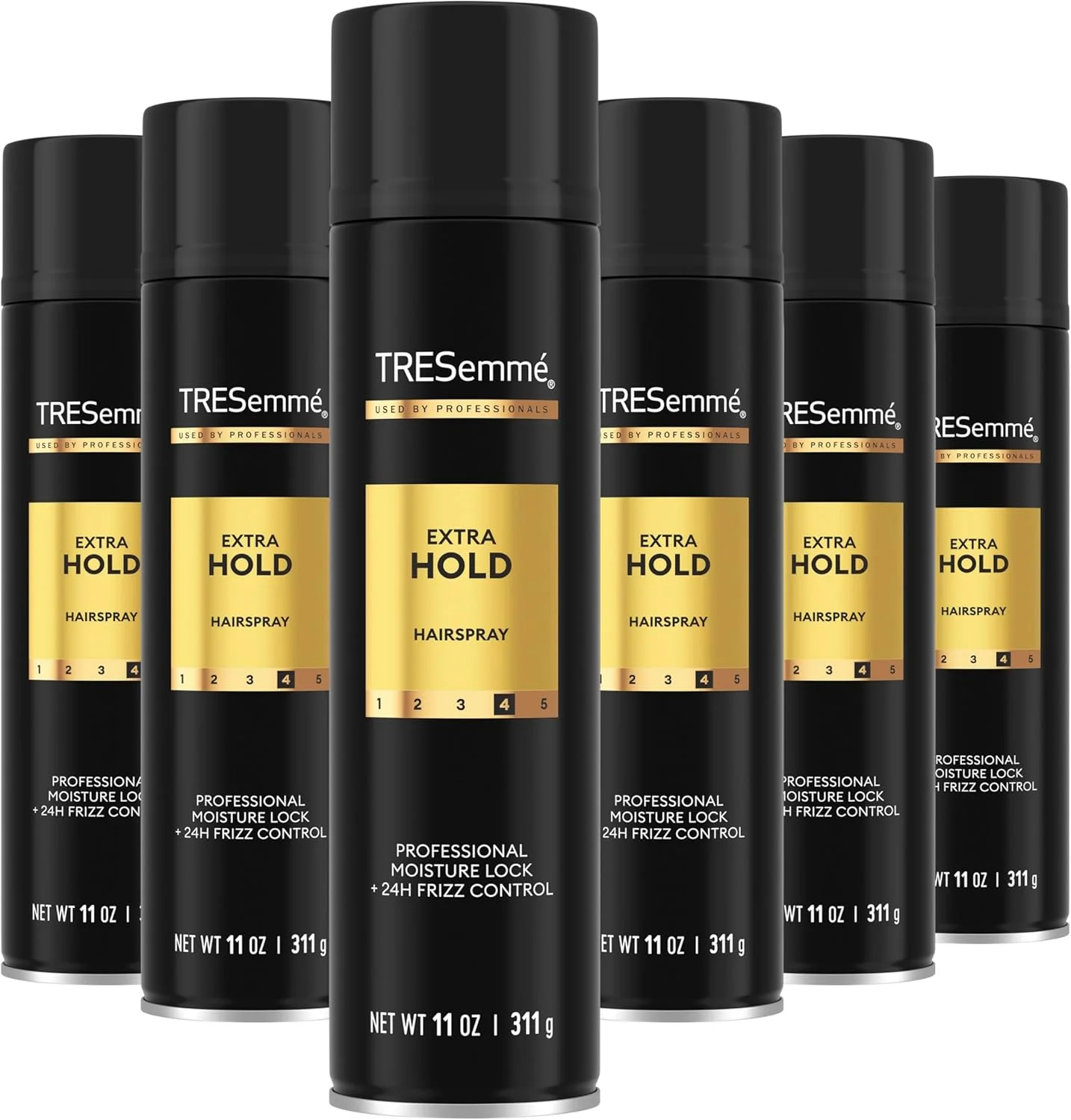 اسپری موی فوق العاده قوی ترزمه، بسته 6 عددی، برای حداکثر نگهداری بدون چسبندگی یا سفتی، مقاوم در برابر رطوبت، با اسپری خشک، 325 میلی لیتر