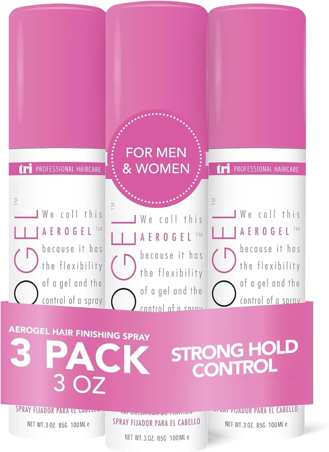 اسپری حالت دهنده مو TRI Aerogel TRIDESIGN - 3 عدد