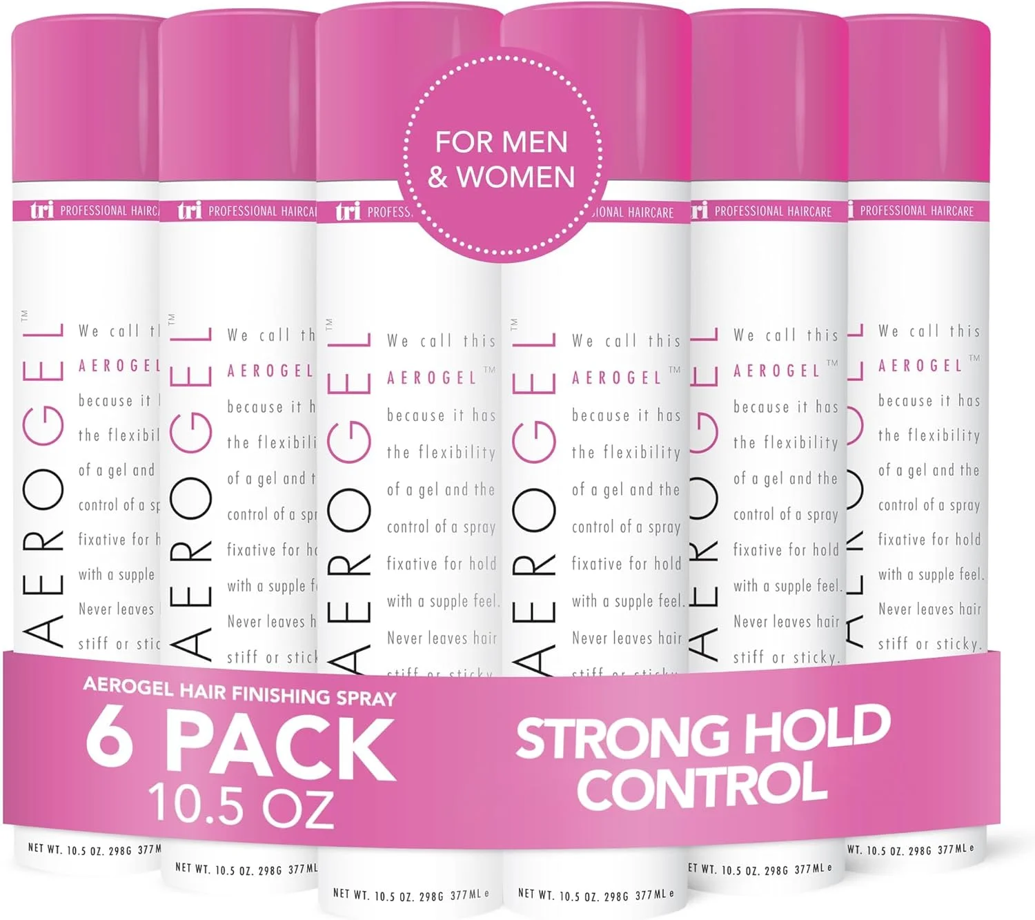 اسپری حالت دهنده مو ترای دیزاین Tri Aerogel - 310 میلی لیتر - 6 عدد