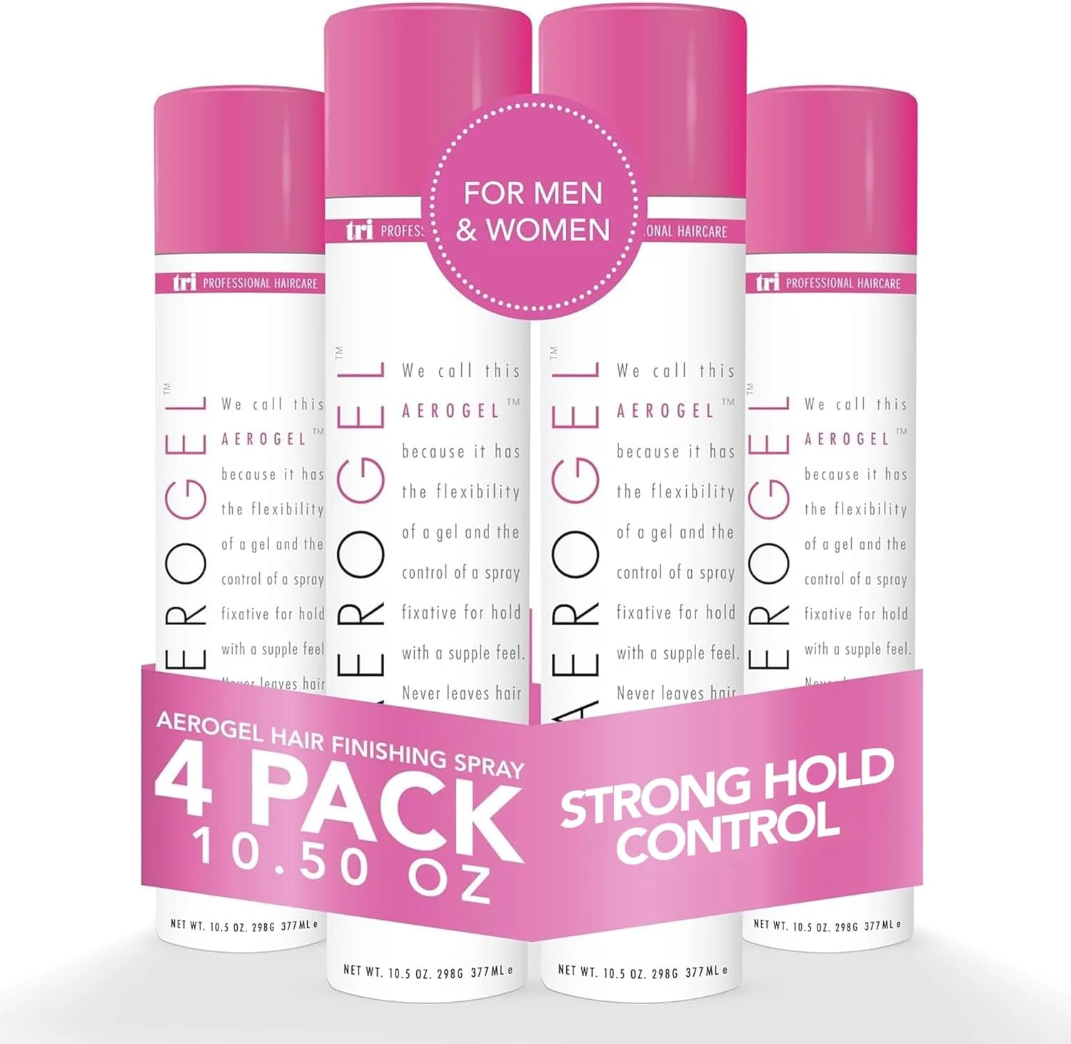 اسپری حالت دهنده مو ترای دیزاین TRI Aerogel، 310 میلی لیتر - 4 عدد