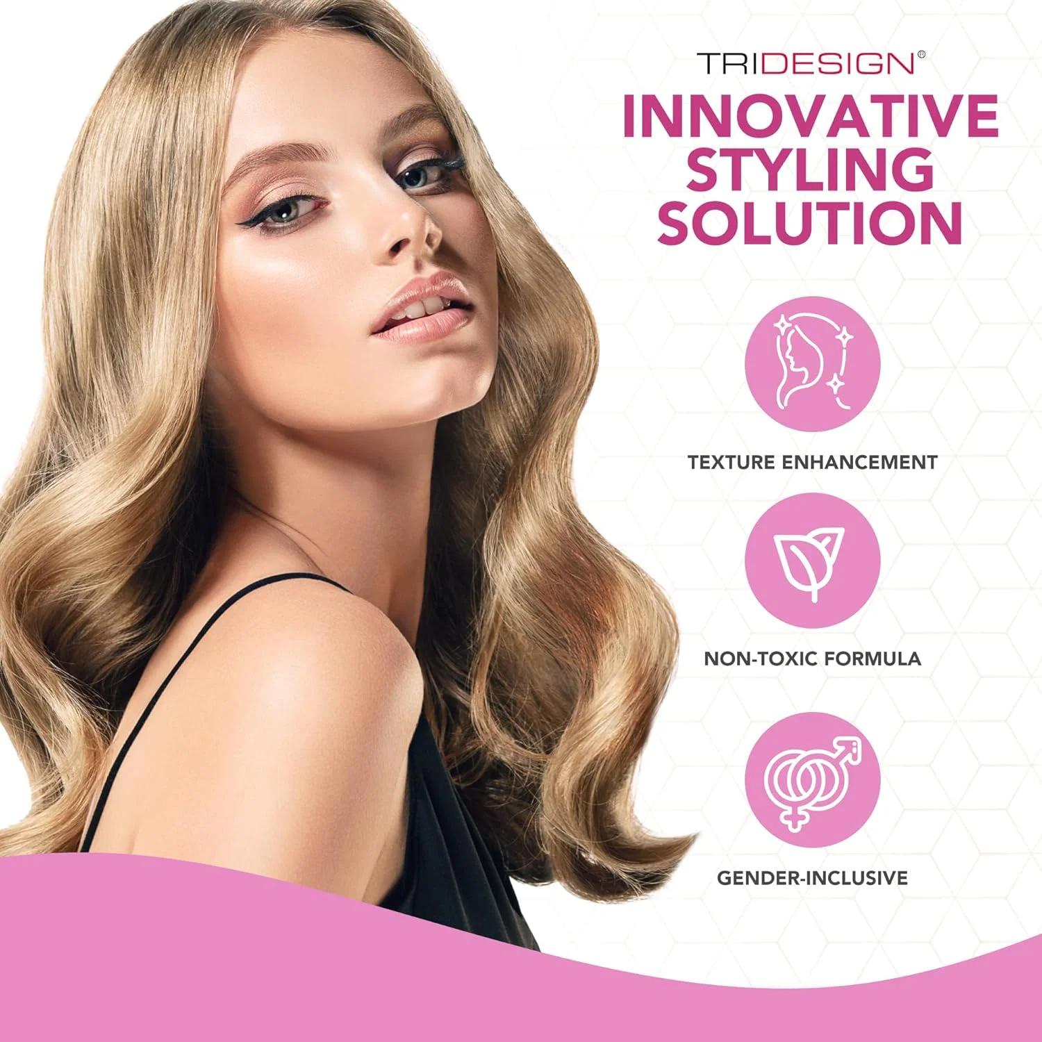 اسپری حالت دهنده مو TRIDESIGN Aerogel، بسته 300 و 90 میلی لیتری