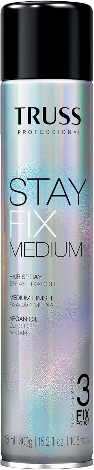 اسپری مو نگهدارنده متوسط تروس مدل Stay Fix حجم 450 میلی لیتر - حالت دهی حرفه ای، ماندگاری طولانی، کنترل وز و پایان انعطاف پذیر اسپری مو نگهدارنده متوسط تروس مدل Stay Fix حجم 450 میلی لیتر - حالت دهی حرفه ای، ماندگاری طولانی، کنترل وز و پایان انعطاف پذیر