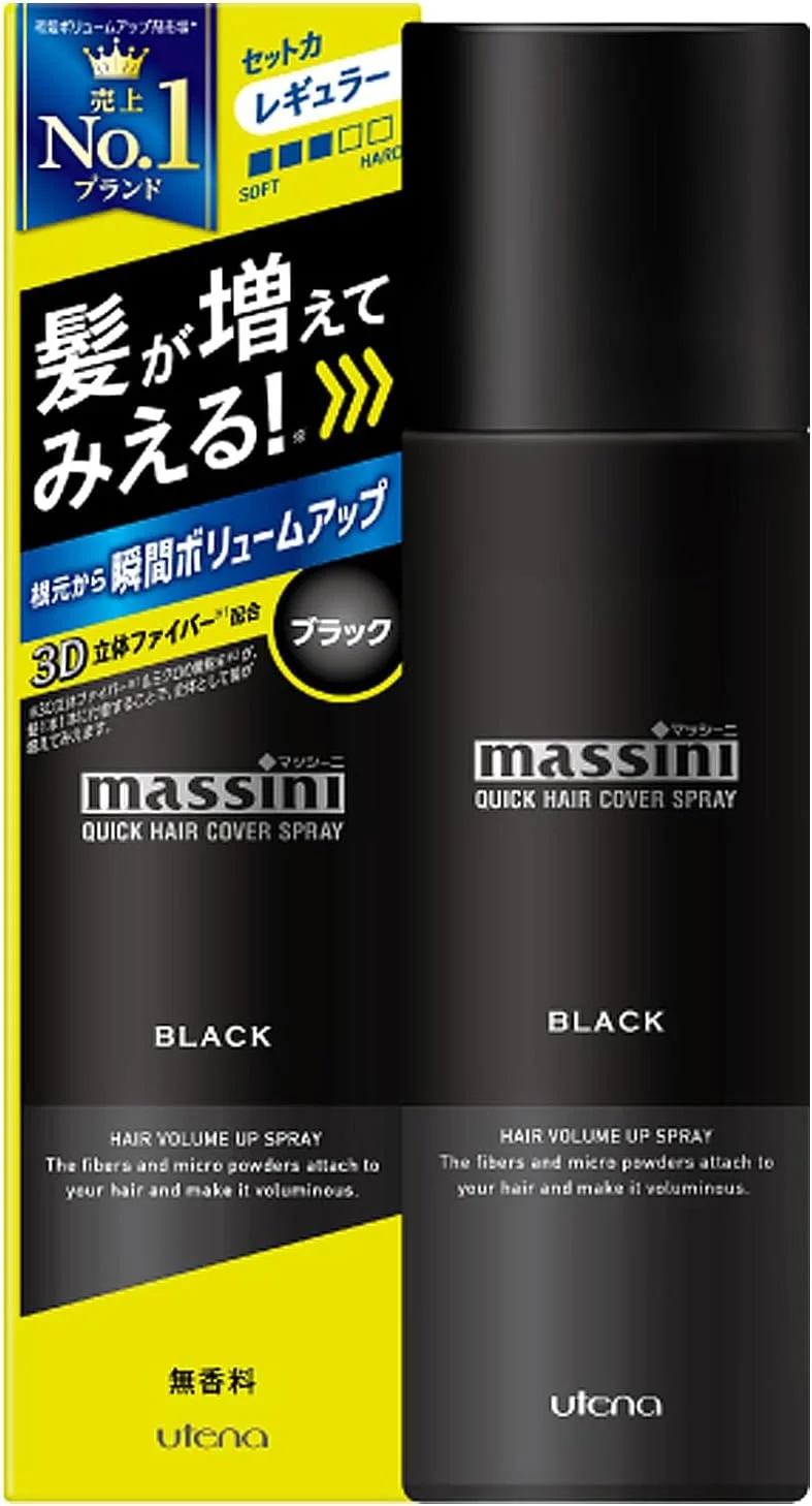 اسپری پوشش سریع مو ماسینی [اوتنا] (مشکی) 140 گرم x 5 عدد