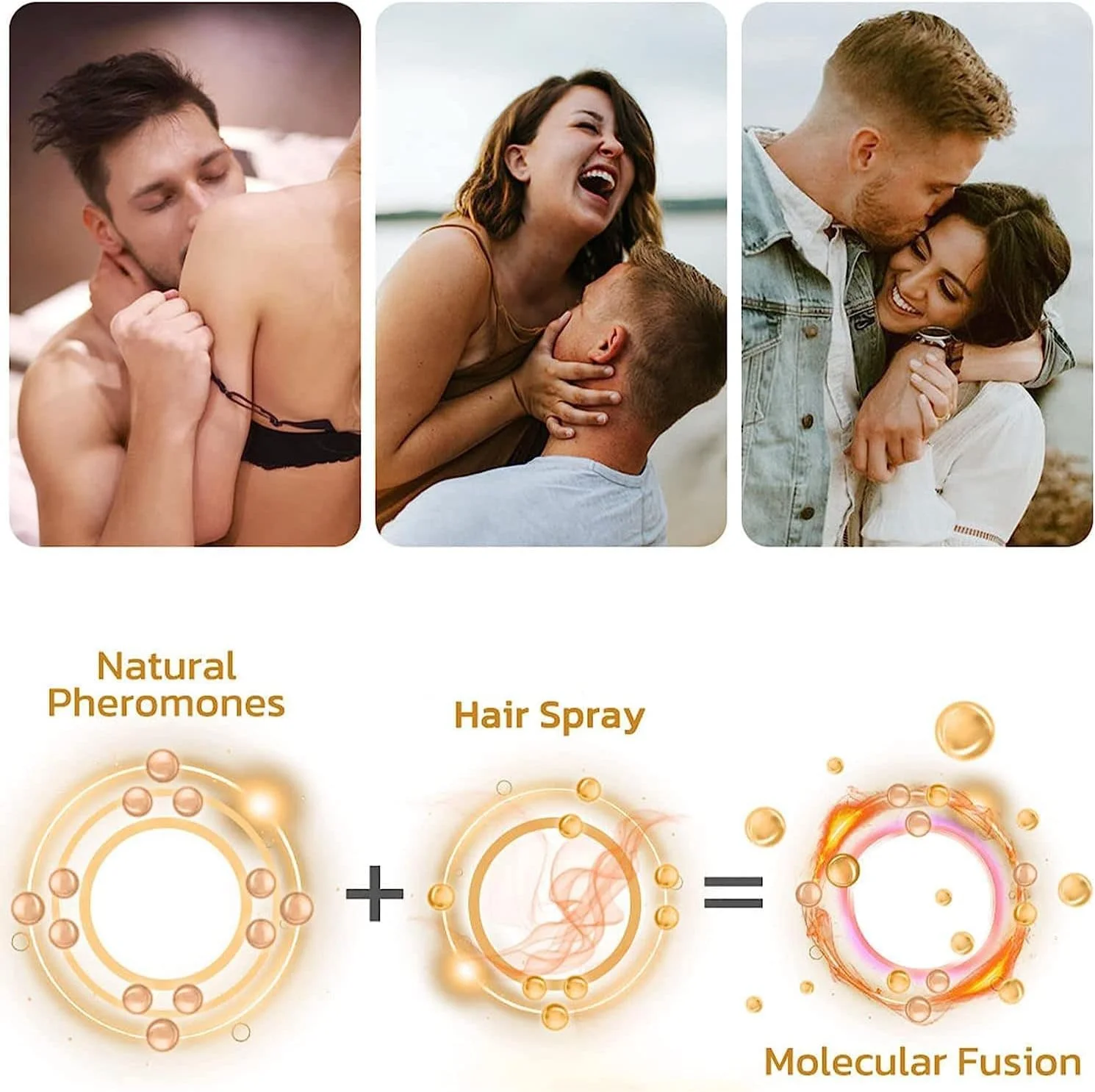 اسپری موی معطر، روغن های عطر موی ماندگار، سرم مو برای زنان و مردان (مشکی)